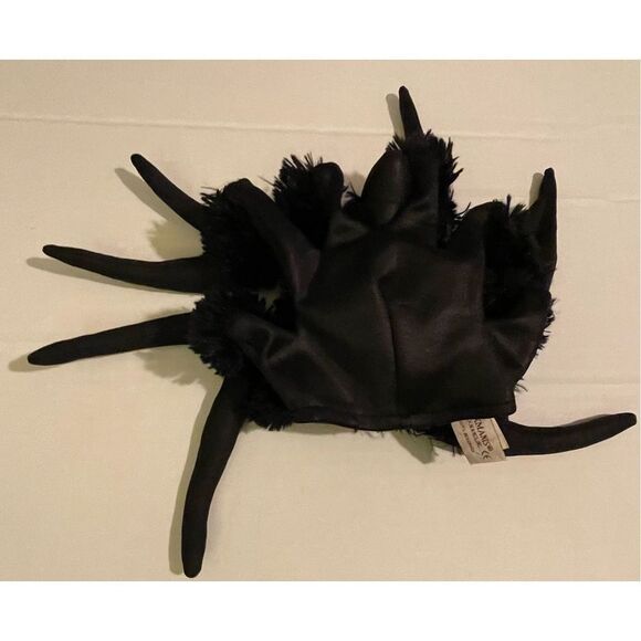 Folkmanis Black Plush Spider puppet Black Hand Glove Puppet Movie Prop Eight Leg - Picture 5 of 13